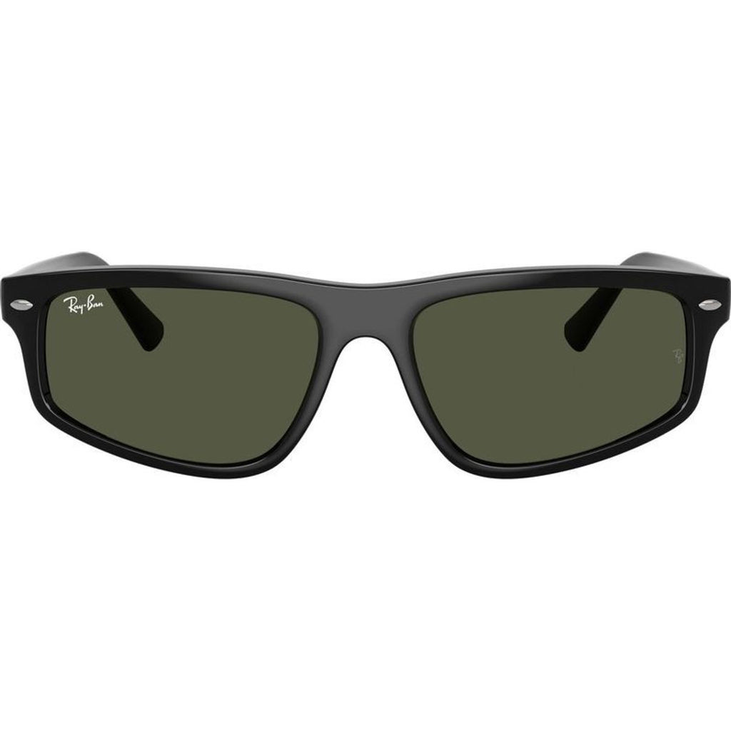 RB2225, Black/Green Glass Lenses 59 Eye Size