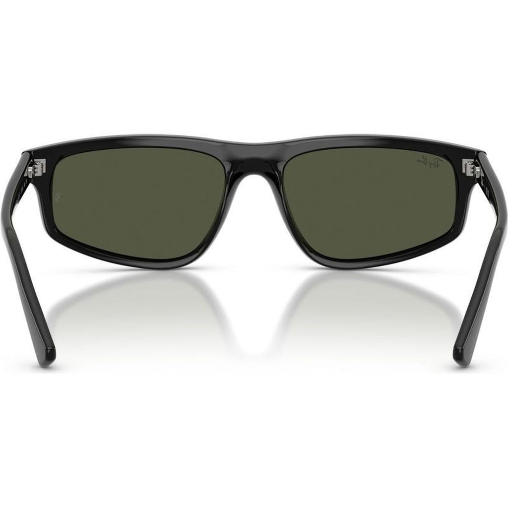 RB2225, Black/Green Glass Lenses 59 Eye Size