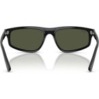 RB2225, Black/Green Glass Lenses 59 Eye Size
