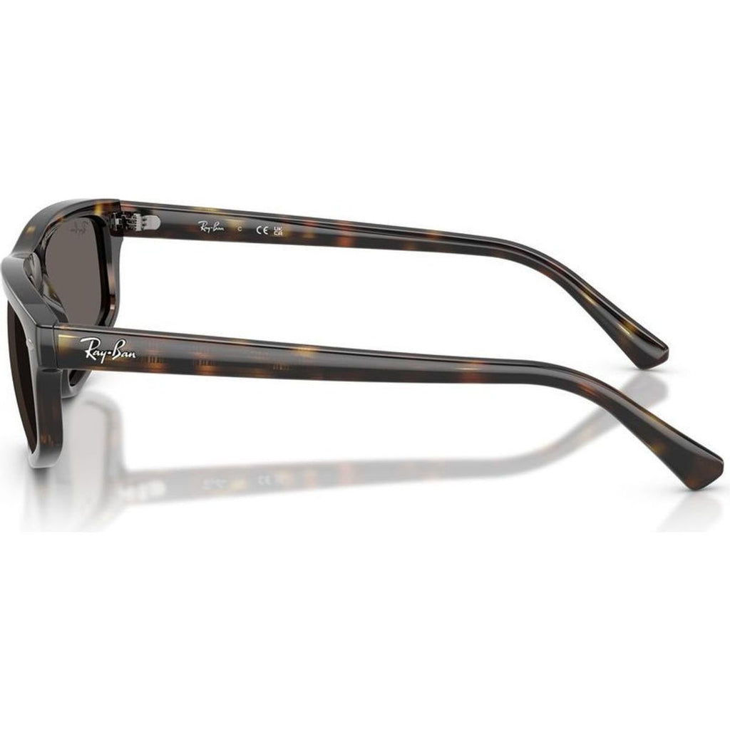 RB2225, Havana/Dark Grey Glass Lenses 57 Eye Size