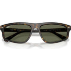RB2225, Havana/Green Polarised Glass Lenses 59 Eye Size