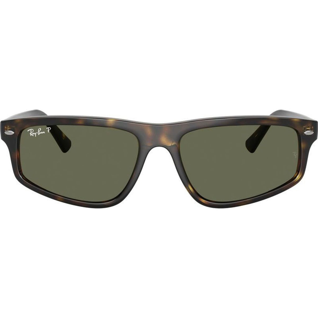 RB2225, Havana/Green Polarised Glass Lenses 59 Eye Size