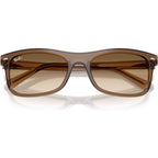 RB2226, Transparent Light Brown/Clear Brown Gradient Glass Lenses