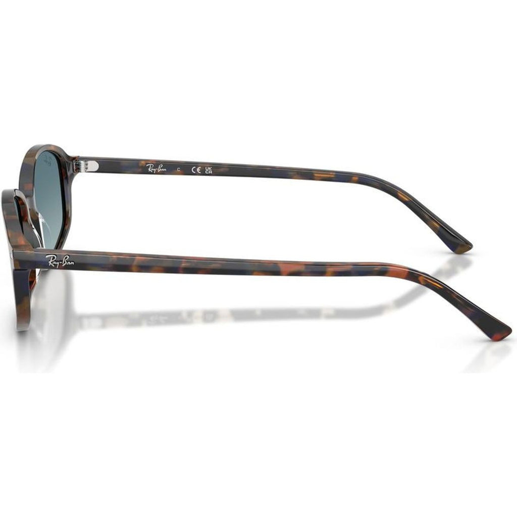 RB2232, Yellow and Blue Havana/Blue Grey Gradient Glass Lenses 54 Eye Size