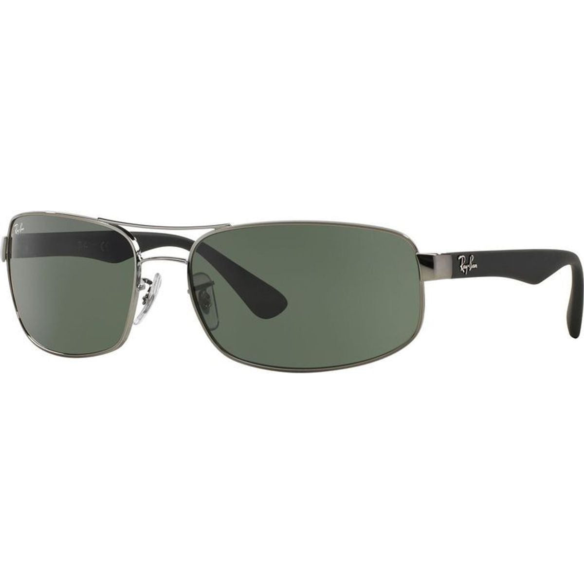 RB3445, Gunmetal/Green Lenses 61 Eye Size