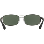 RB3445, Gunmetal/Green Lenses 61 Eye Size