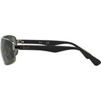 RB3445, Gunmetal/Green Lenses 61 Eye Size