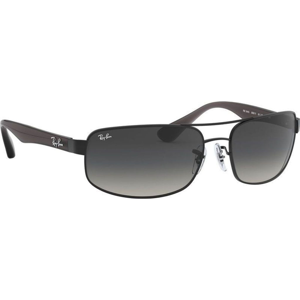 RB3445, Matte Black/Grey Gradient Lenses 61 Eye Size