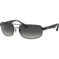 RB3445, Matte Black/Grey Gradient Lenses 61 Eye Size