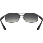 RB3445, Matte Black/Grey Gradient Lenses 61 Eye Size