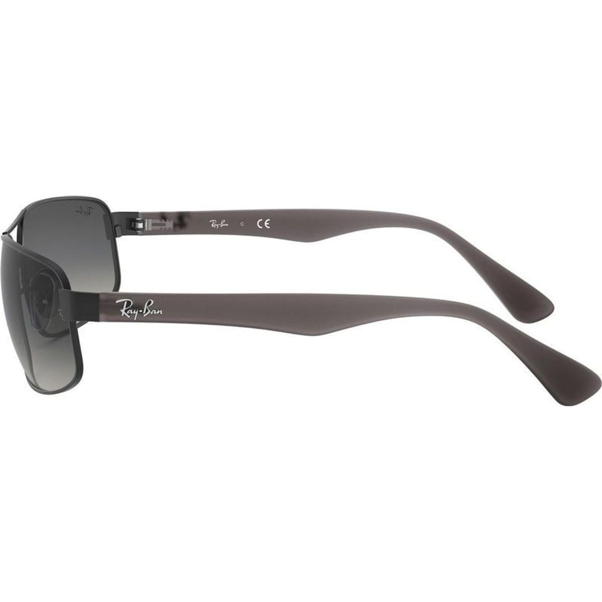 RB3445, Matte Black/Grey Gradient Lenses 61 Eye Size