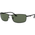 RB3498, Black/Dark Green Lenses 61 Eye Size