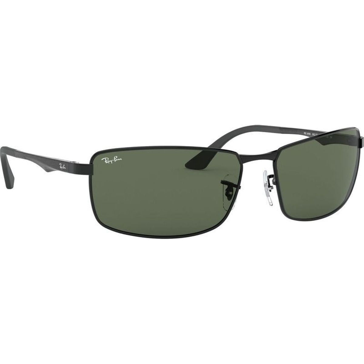 RB3498, Black/Dark Green Lenses 61 Eye Size