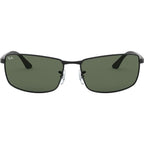 RB3498, Black/Dark Green Lenses 61 Eye Size