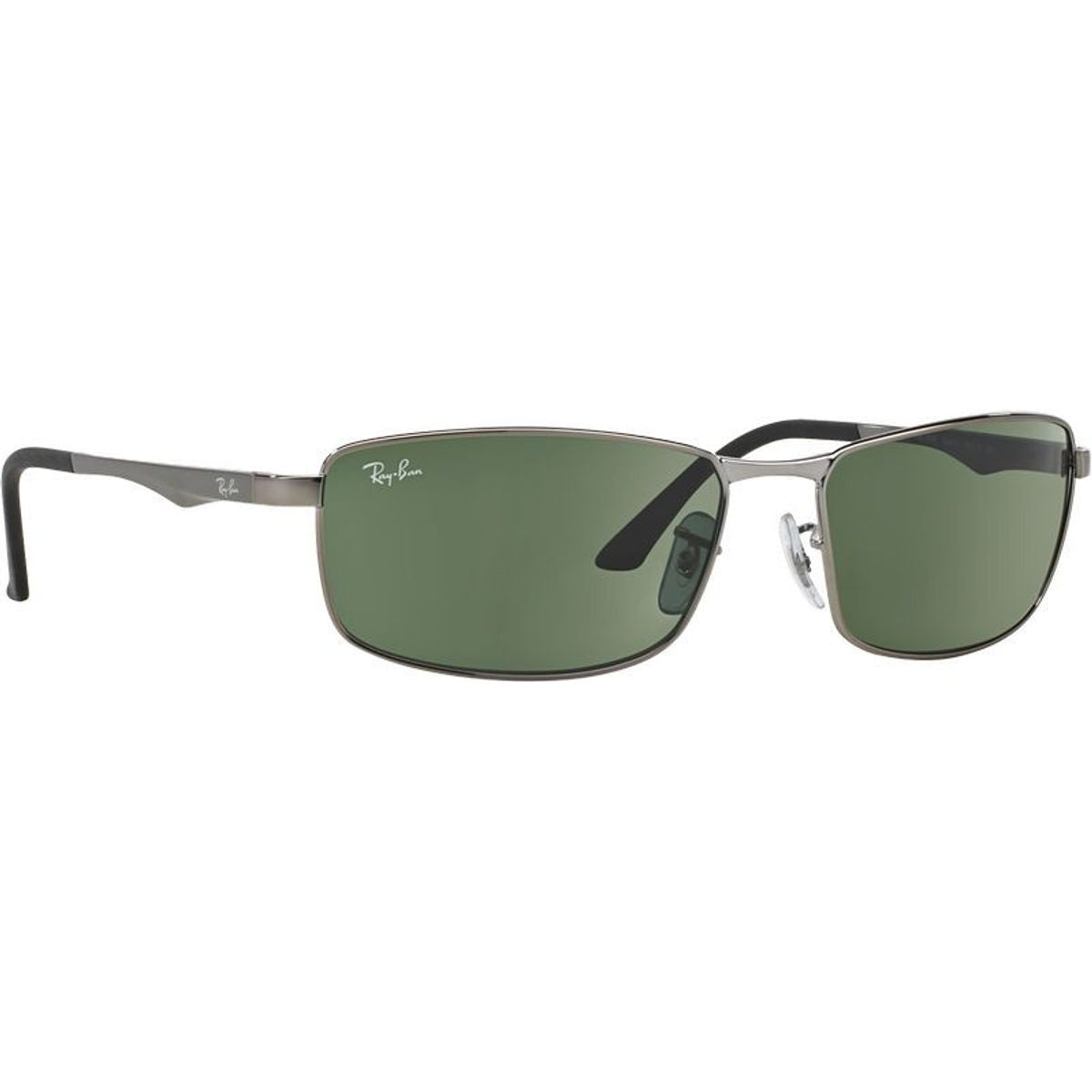 RB3498, Gunmetal/Dark Green Lenses 61 Eye Size