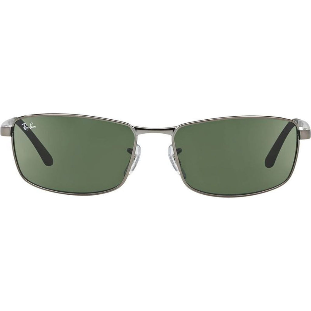 RB3498, Gunmetal/Dark Green Lenses 61 Eye Size