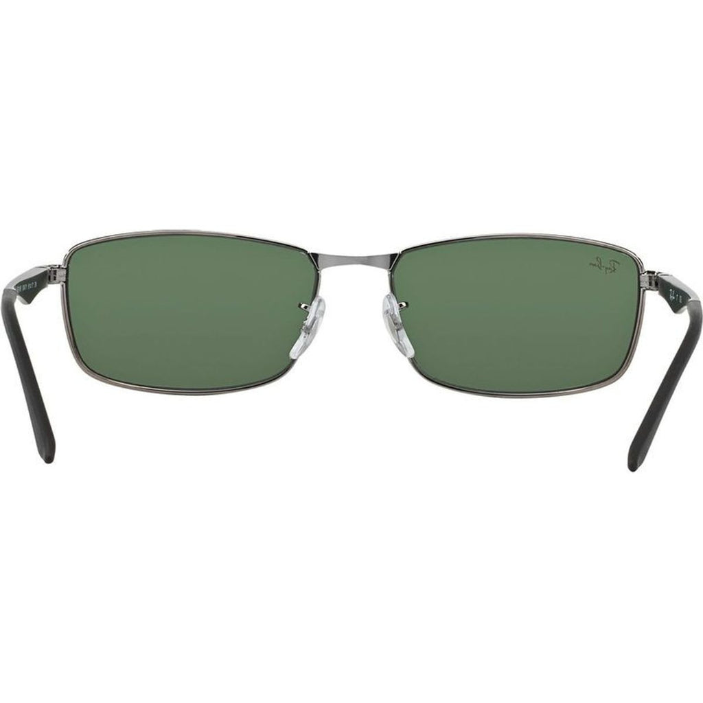 RB3498, Gunmetal/Dark Green Lenses 61 Eye Size