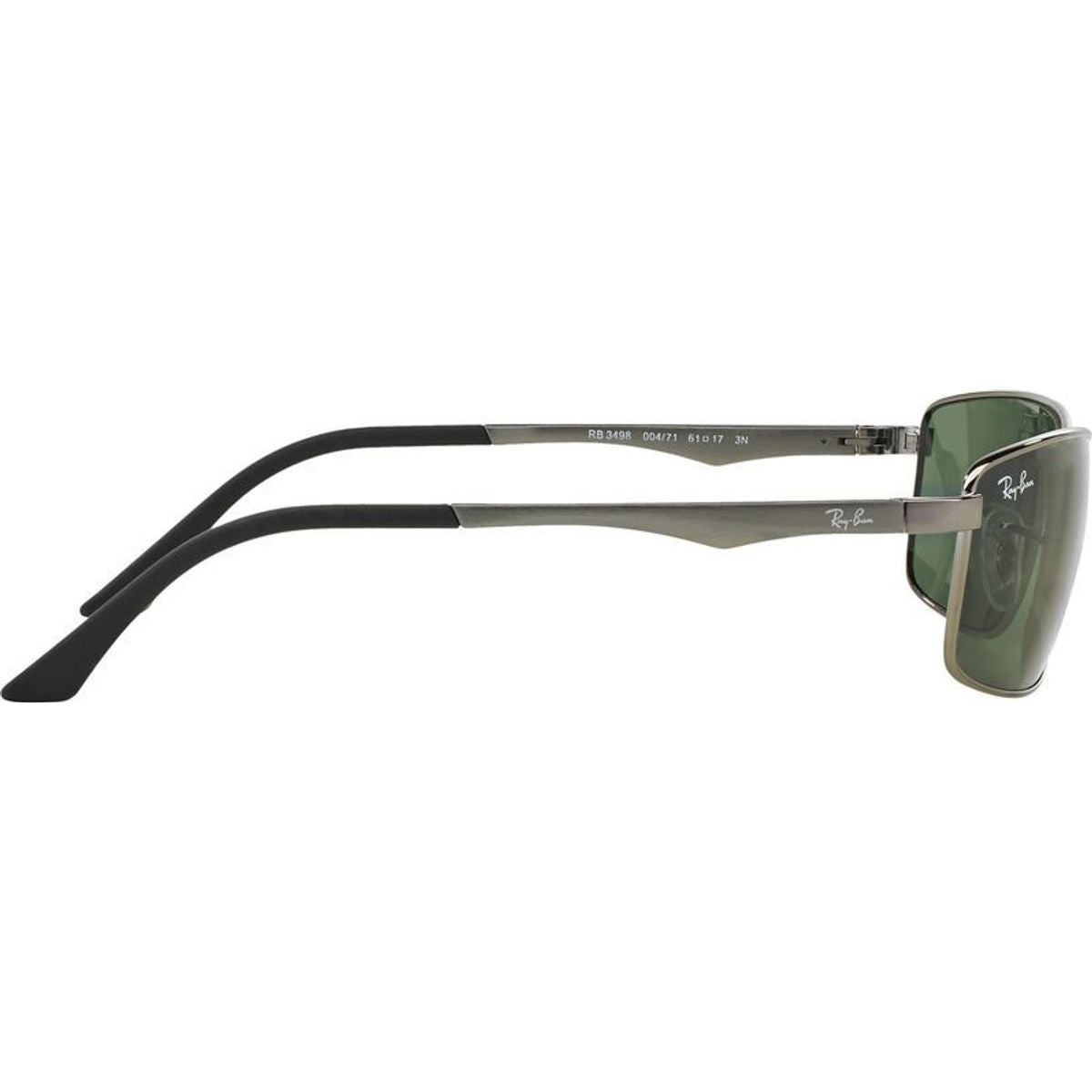 RB3498, Gunmetal/Dark Green Lenses 61 Eye Size