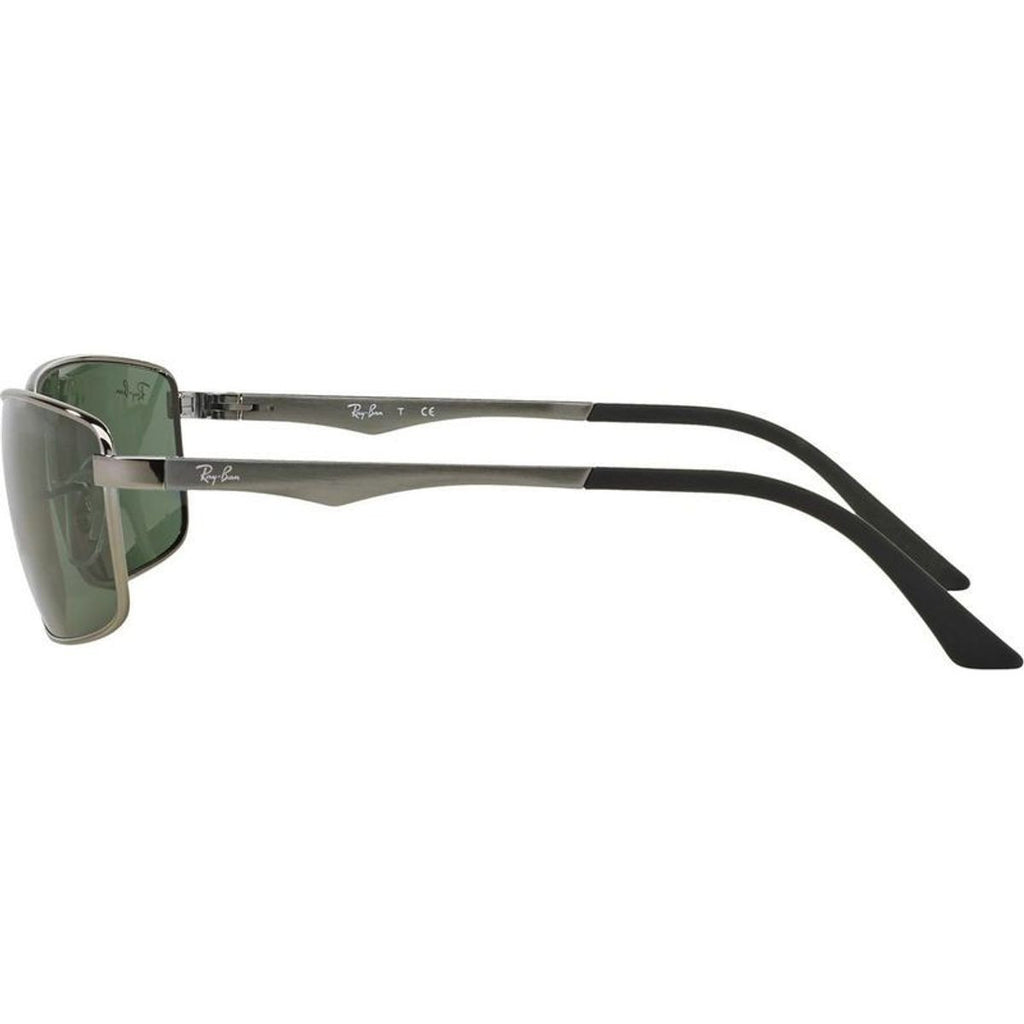 RB3498, Gunmetal/Dark Green Lenses 61 Eye Size
