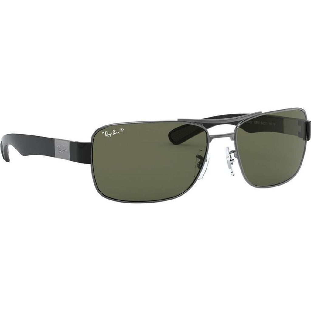RB3522, Gunmetal/Green Polarised Lenses