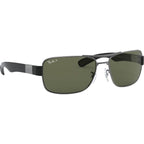 RB3522, Gunmetal/Green Polarised Lenses