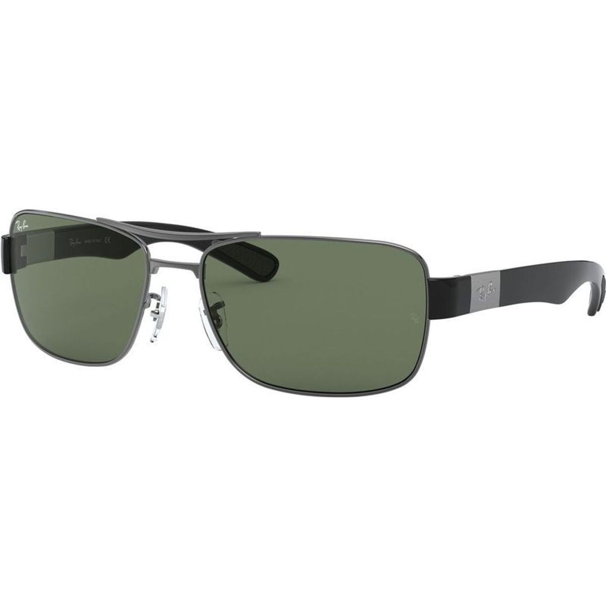 RB3522, Gunmetal/Green Lenses