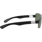 RB3522, Gunmetal/Green Lenses