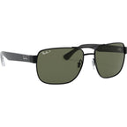 RB3530, Black/Green Polarised Lenses