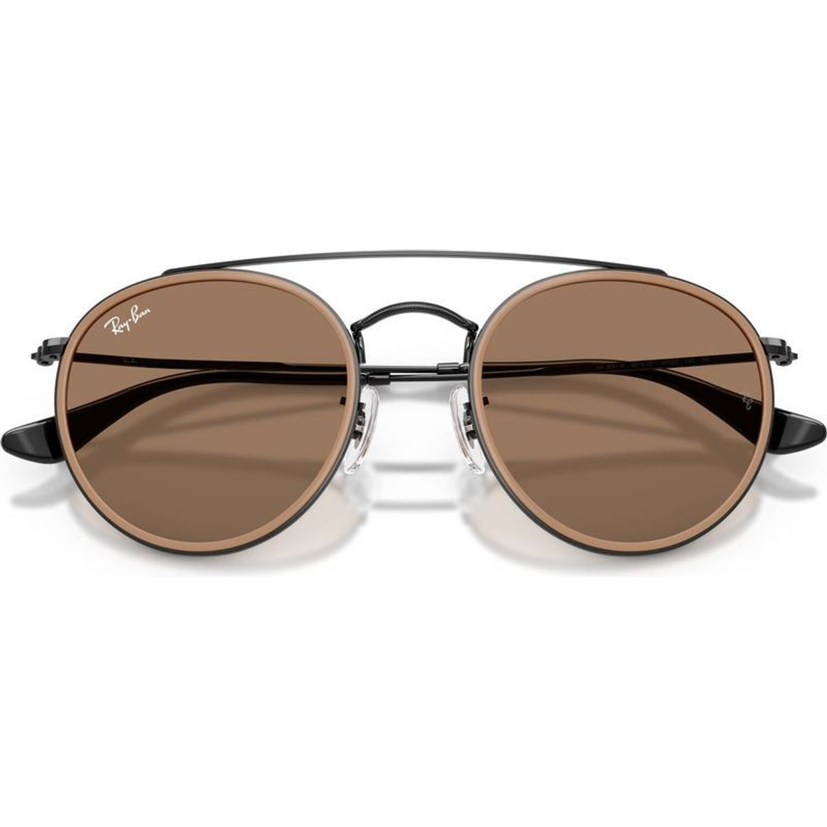 RB3647N, Black/Brown Glass Lenses