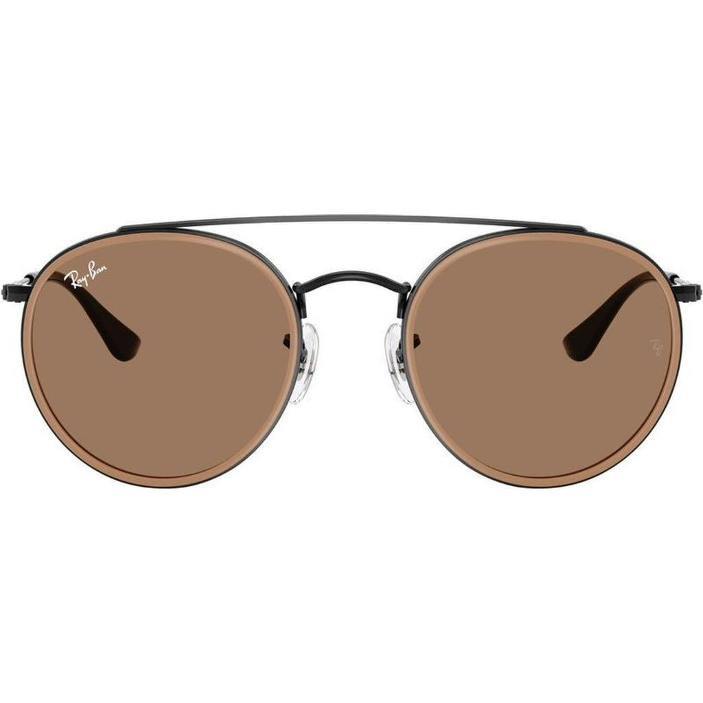 RB3647N, Black/Brown Glass Lenses
