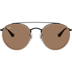 RB3647N, Black/Brown Glass Lenses