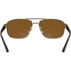 RB3663, Gold/Brown Polarised Glass Lenses