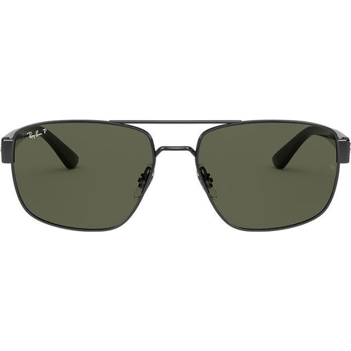 RB3663, Gunmetal/Green Polarised Glass Lenses
