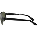 RB3663, Gunmetal/Green Polarised Glass Lenses
