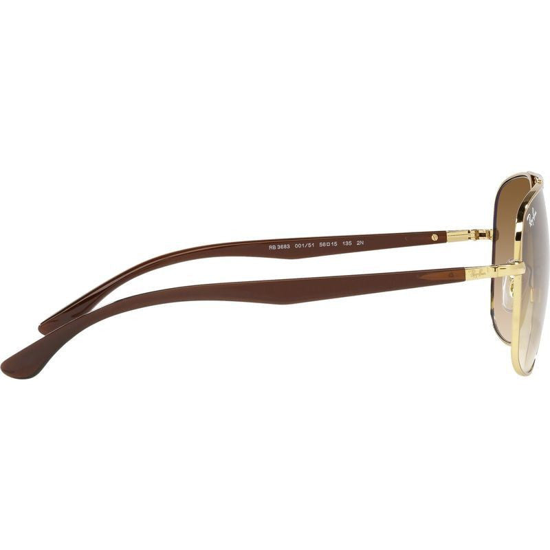 RB3683, Arista/Brown Clear Gradient Glass Lenses