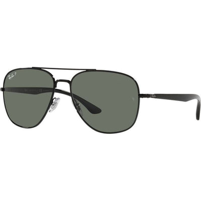 RB3683, Black/Green Polarised Glass Lenses