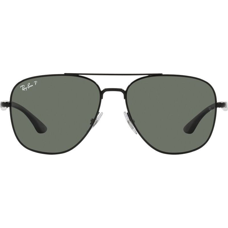 RB3683, Black/Green Polarised Glass Lenses
