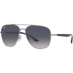 RB3683, Gunmetal/Blue Gradient Polarised Glass Lenses 59 Eye Size