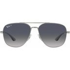 RB3683, Gunmetal/Blue Gradient Polarised Glass Lenses