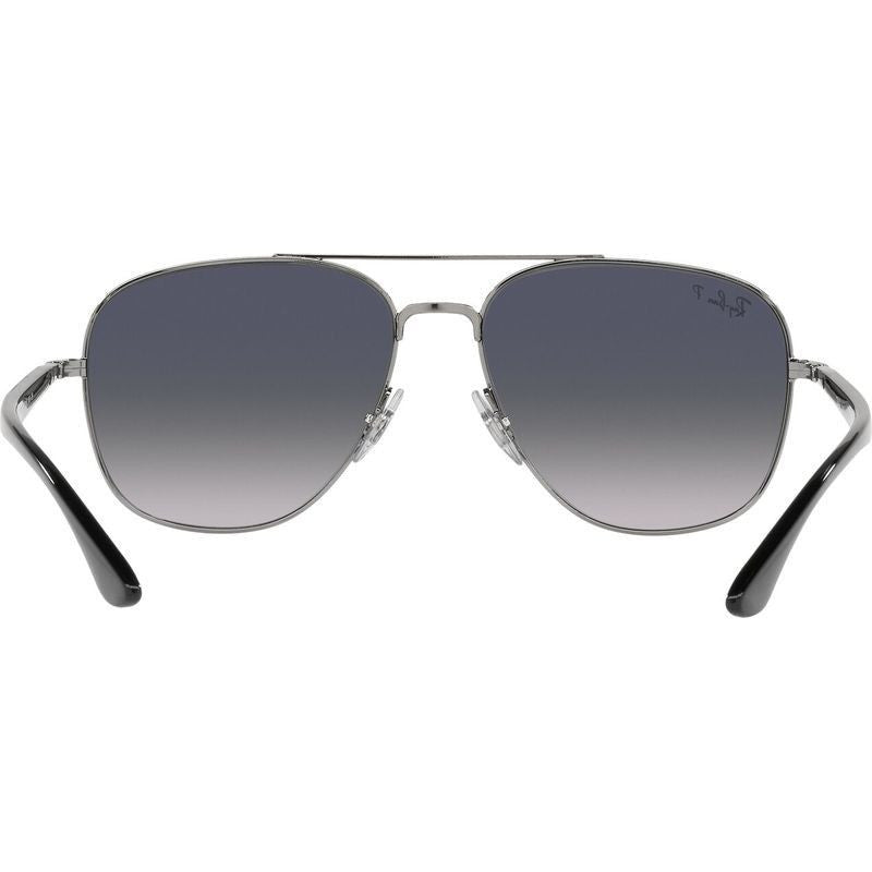 RB3683, Gunmetal/Blue Gradient Polarised Glass Lenses