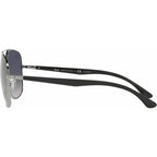 RB3683, Gunmetal/Blue Gradient Polarised Glass Lenses