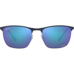 RB3686, Blue on Gunmetal/Blue Mirror Polarised Glass Lenses