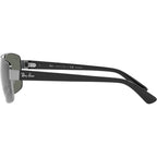 RB3687, Gunmetal/Green Polarised Glass Lenses 61 Eye Size