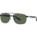 RB3701, Black/Dark Green Lenses