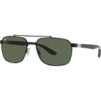 RB3701, Black/Dark Green Lenses
