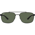 RB3701, Black/Dark Green Lenses