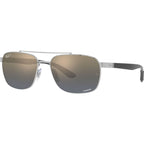 RB3701, Silver/Blue Gold Mirror Gradient Polarised Lenses
