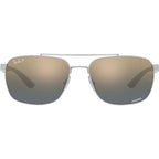 RB3701, Silver/Blue Gold Mirror Gradient Polarised Lenses