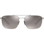 RB3715M, Gunmetal/Silver Mirror Polarised Lenses