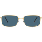 RB3717, Legend Gold/Blue Polarised Glass Lenses 57 Eye Size